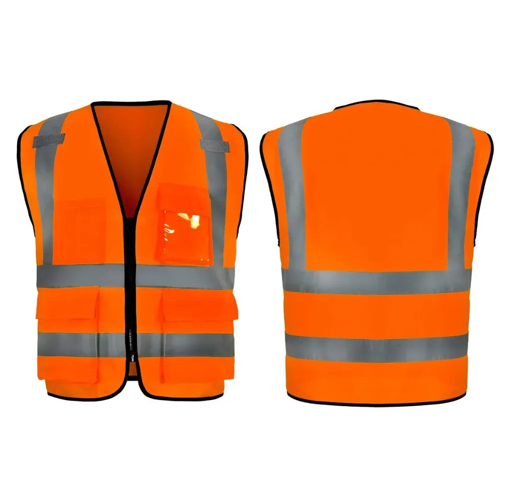 Gilet de sécurité avec bandes lumineuses
