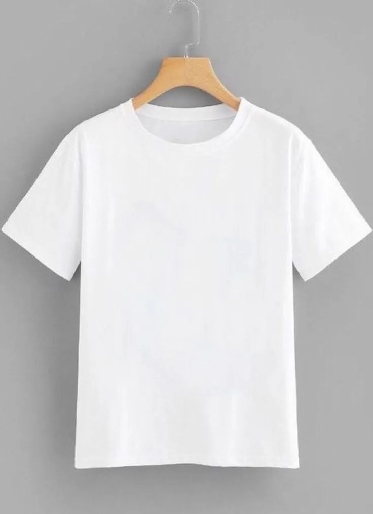 T-shirt col rond manche courte