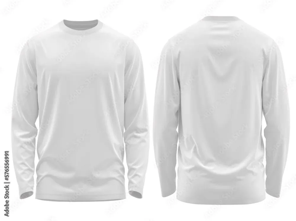 T-Shirt Col Rond Manche Longue